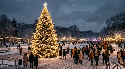 Обои / Firework Tree