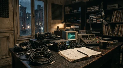 Обои / Recording Desk