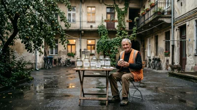 В нашем дворе продавали кусочки неба