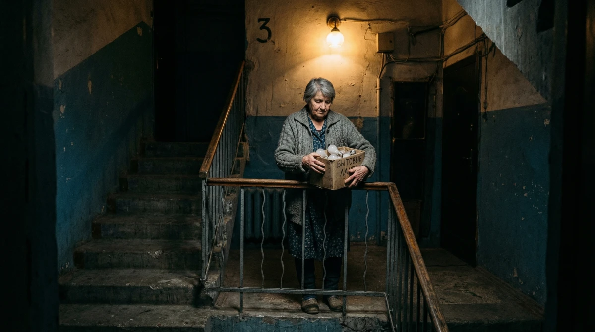 Пока горит лестничная лампа