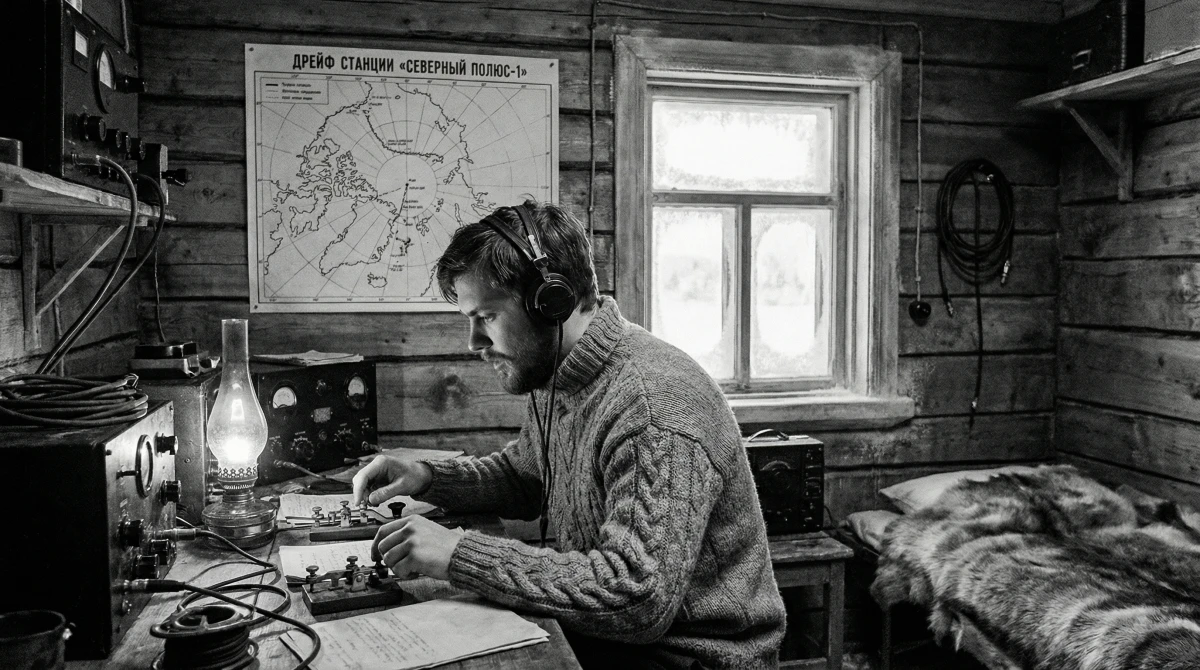 Станция «Северный полюс-1» 1937 года: голос с дрейфующей льдины