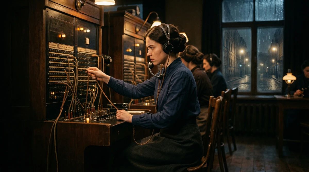 Телефонистка с ночной смены