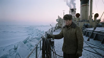 Первый атомный ледокол «Ленин»: белый корпус во льдах Арктики