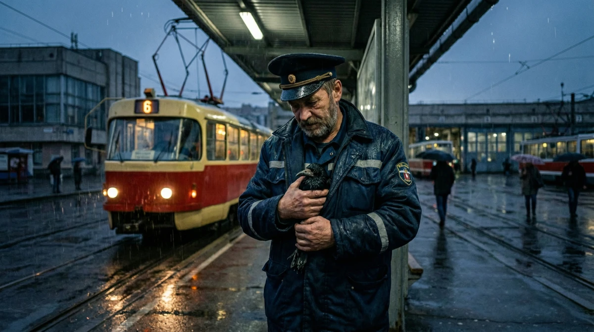 Грач на маршруте №6. Пассажир без билета