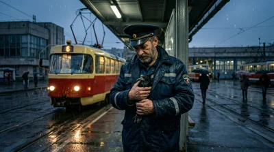 Грач на маршруте №6. Пассажир без билета