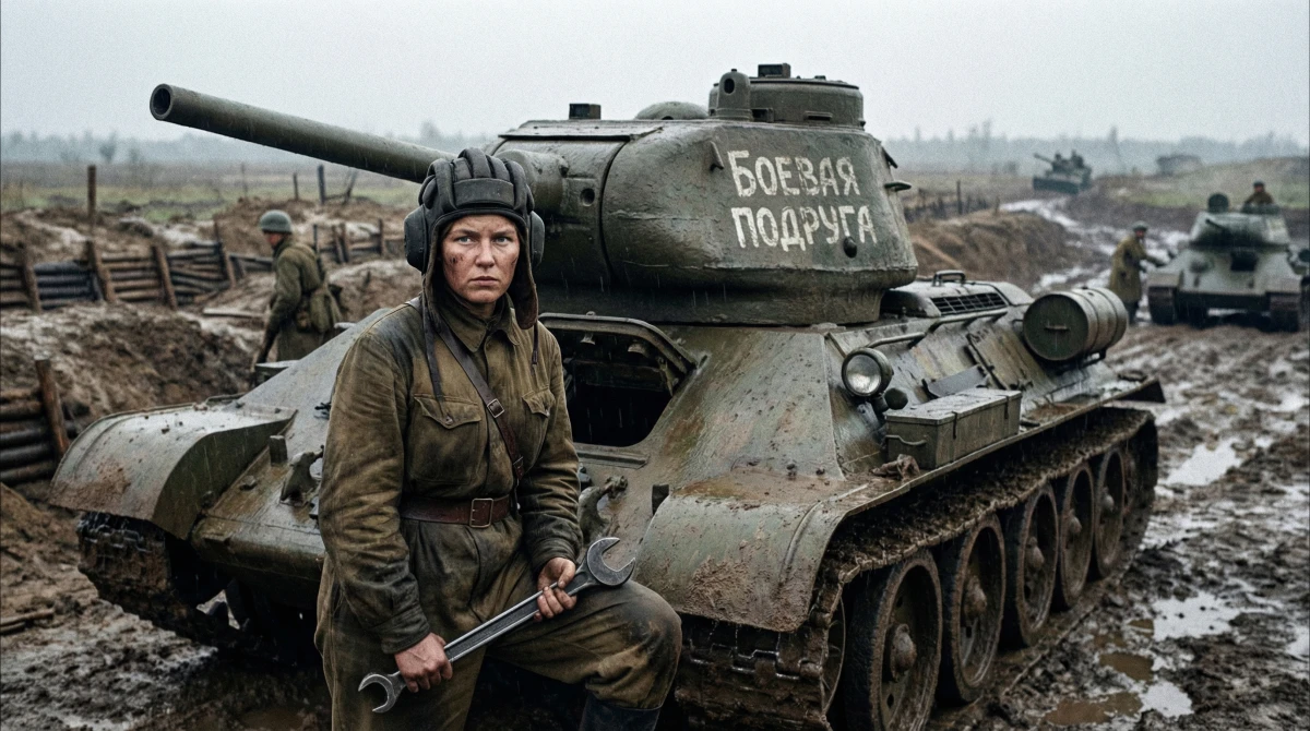 Мария Октябрьская и танк «Боевая подруга»: личное горе ушло на фронт