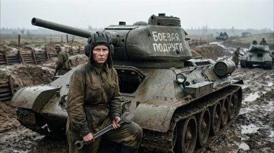 Мария Октябрьская и танк «Боевая подруга»: личное горе ушло на фронт