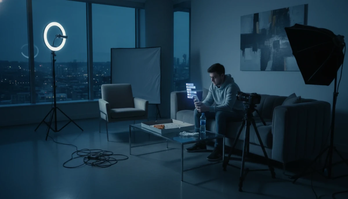 У него был миллион подписчиков, но не с кем выпить чаю